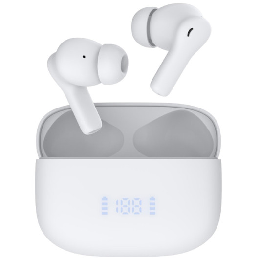 Groov-e GVTW10WE Ultra Buds True Wireless Earphone with ENC & ANC - White