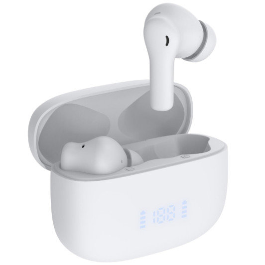 Groov-e GVTW10WE Ultra Buds True Wireless Earphone with ENC & ANC - White