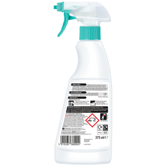 Dr Beckmann Oven & Grill Power Gel Cleaner 375ml For Cleans Without Scrubbing
