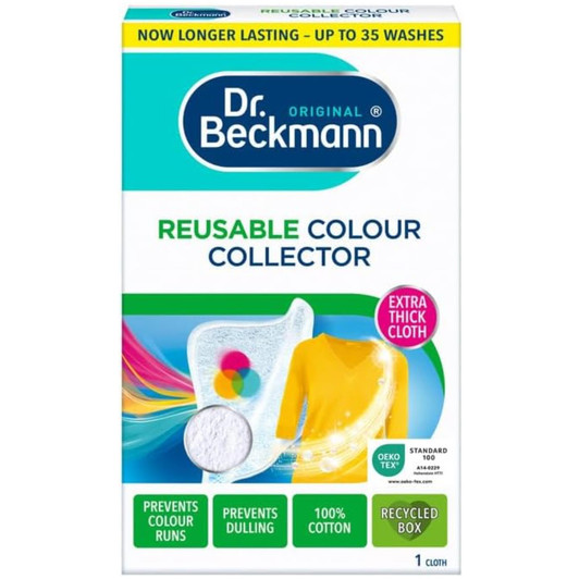 Dr Beckmann Reusable Colour Collector Cloth 1PK Reusable For Up to 35 Washes