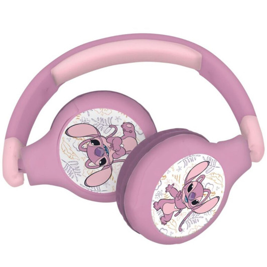 Lexibook HPBT010D1 Disney Stitch Bluetooth & Wired Foldable Headphones - Purple