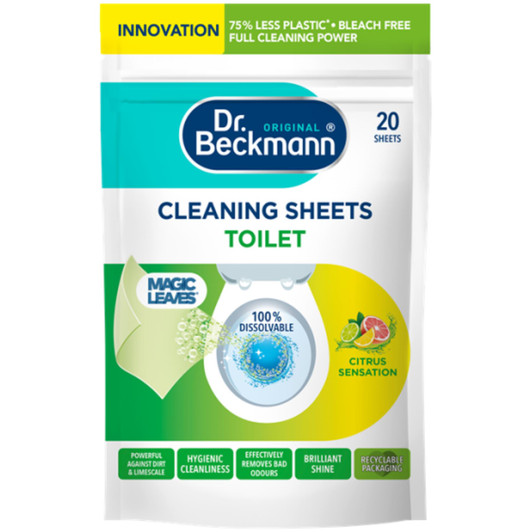 Dr Beckmann Toilet Cleaning 20 Sheets Magic Leaves Citrus Sensation