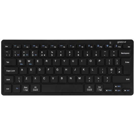 Groov-e GVPC22BK Wireless QWERTY Keyboard For Home, Office, Schools - Black