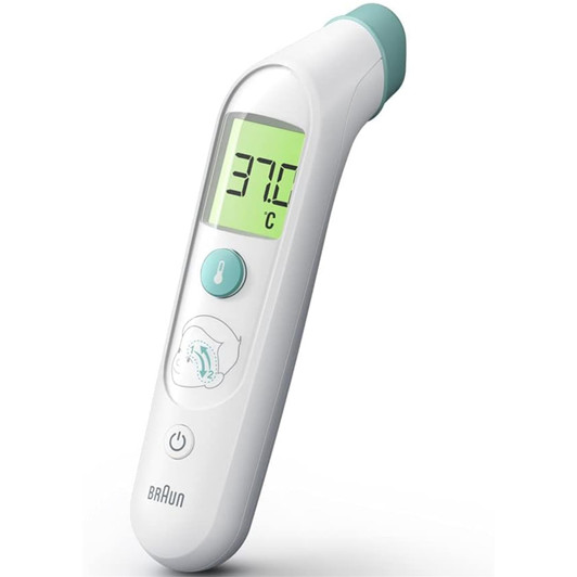 Braun Sensian Swipe 5 TempleSwipe Thermometer with Colour-Coded Digital Display