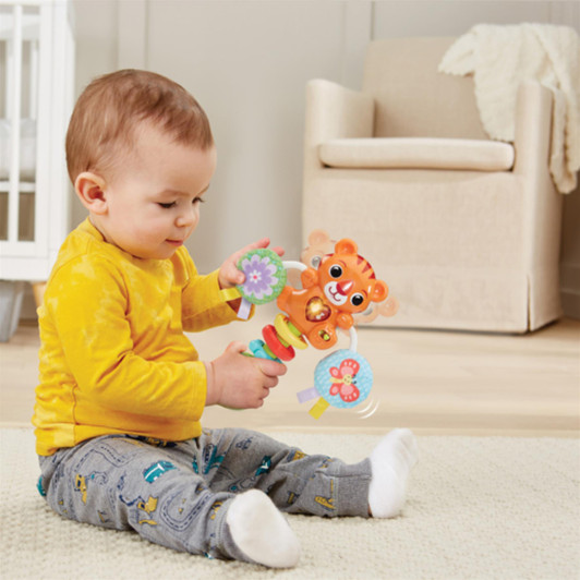 VTech Rattle & Roar Tiger Interactive Baby Toy Suitable For Birth+ Kids