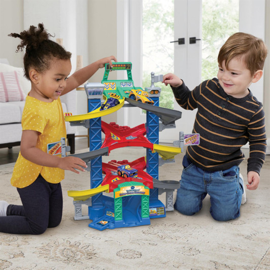 Vtech Toot-Toot Drivers Criss-Cross Raceway Interactive Toddler Toy Playset