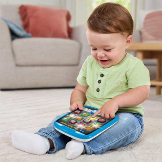 VTech Tiny Tech Tablet Educational Toy with Light Up Button For 9-36 Months Kids