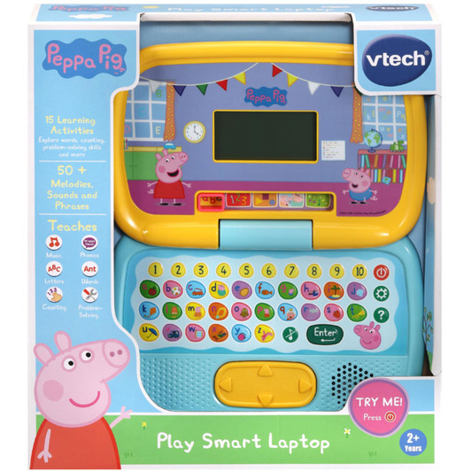 VTech Peppa Pig Play Smart Interactive Learning Laptop Suitable For 2-5 Years