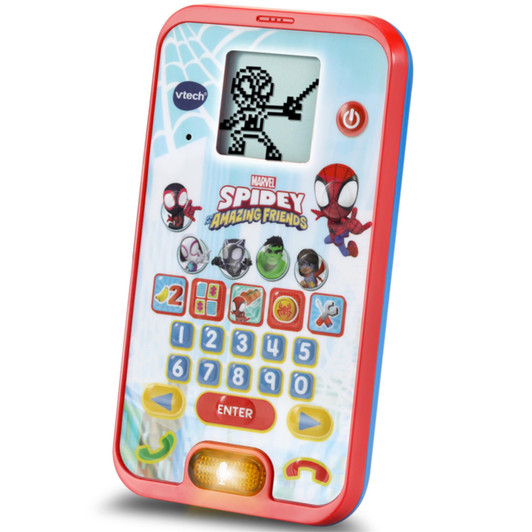 VTech Spidey and His Amazing Friends Spidey Learning Phone For 2 to 5 Years Kids