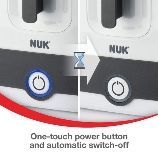 NUK Vario Express Steam Steriliser For Baby Bottles Removable Basket & Poles