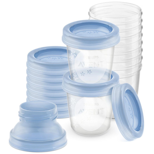 Philips Avent Reusable Breast Milk Storage Containers 180ml Pack of 10