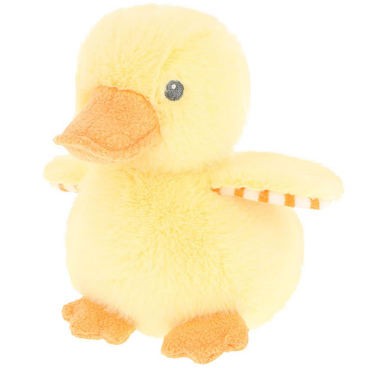 Keel Toys Keeleco Soft Fuzzy Duck 15cm Plush Toy Suitable From Birth Yellow
