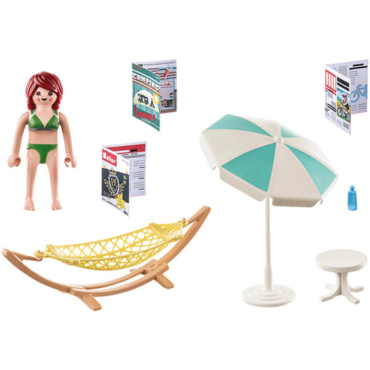 Playmobil Family Fun Beach Lounger Role Play Set Suitable From 4 Years+ Kids