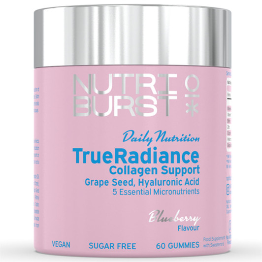 Nutriburst TrueRadiance Collagen Support 60 Gummies For Healthy Hair, Skin