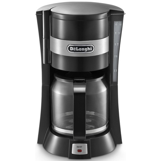 De'Longhi ICM15210 1.25L Filter Drip Coffee Machine 900W - Black