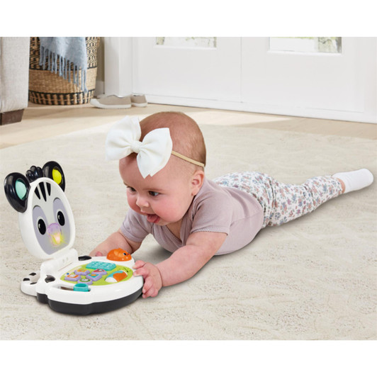 VTech Discovery Zebra Laptop Toy Suitable For 3 to 24 Months Kids
