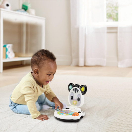 VTech Discovery Zebra Laptop Toy Suitable For 3 to 24 Months Kids