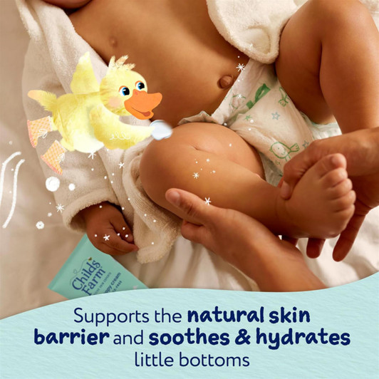 Child's Farm Baby Nappy Cream 100ml Fragrance Free Suitable From Birth+ Kids