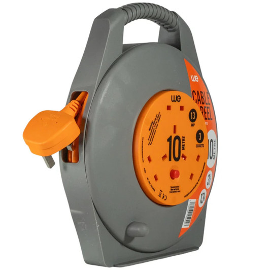 Westminster Electrical ECR10 10m 13A 3 Socket Cassette Extension Cable Reel