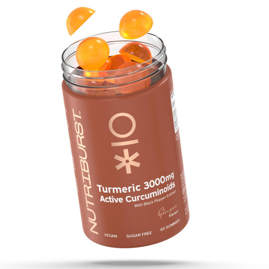 Nutriburst Turmeric 3000Mg Active Curcuminoids 60 Gummies