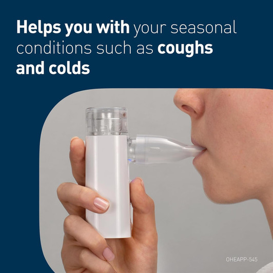 Omron Mini Air 360+ Distributed Portable Mesh Nebulizer For Adults & Children