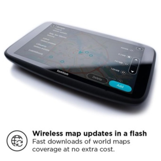 TomTom Go Superior 7 inch Car GPS Sat Nav│Live Traffic, Fuel & Speed Cams Alerts