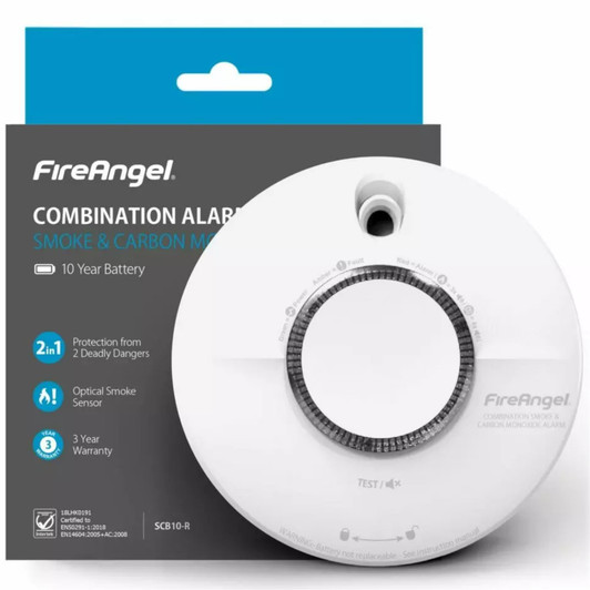 FireAngel SCB10-R Combination Smoke and Carbon Monoxide Alarm For Home