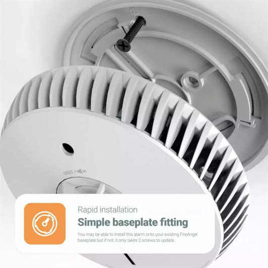 FireAngel FA6720-R Kitchen Heat Alarm 10 Year Sealed For Life-Time Battery