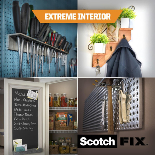 3M Scotch-Fix Extreme Interior Double Sided Mounting Tape 19mm x 1.8m