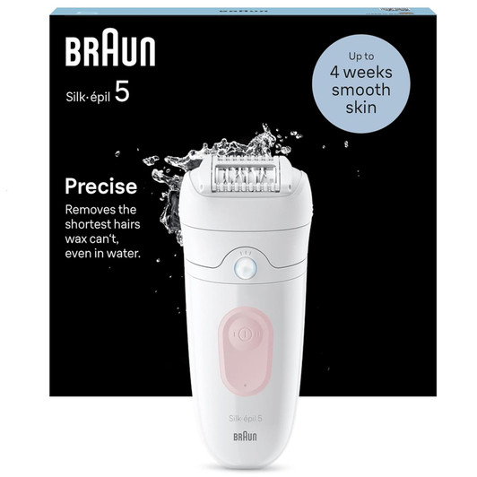 Braun Silk Epil 5-000 Wet & Dry Trim Epilator For Easy Hair Removal