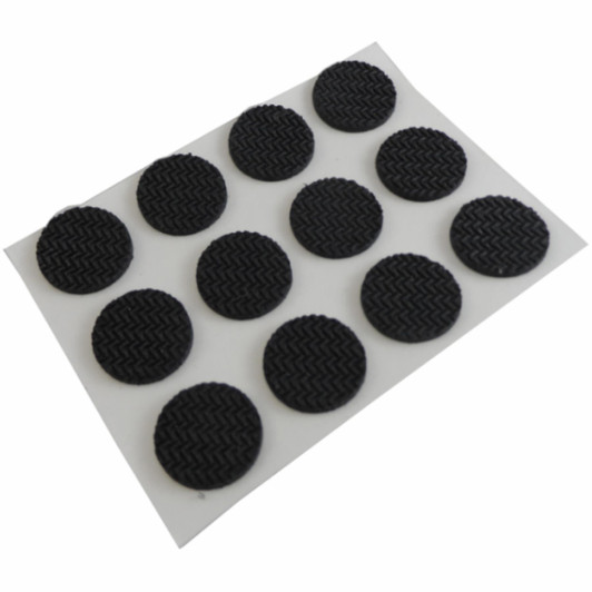 Feltgard Small Foam Protective Pads Black 13mm Pack of 24 For Protecting Surface