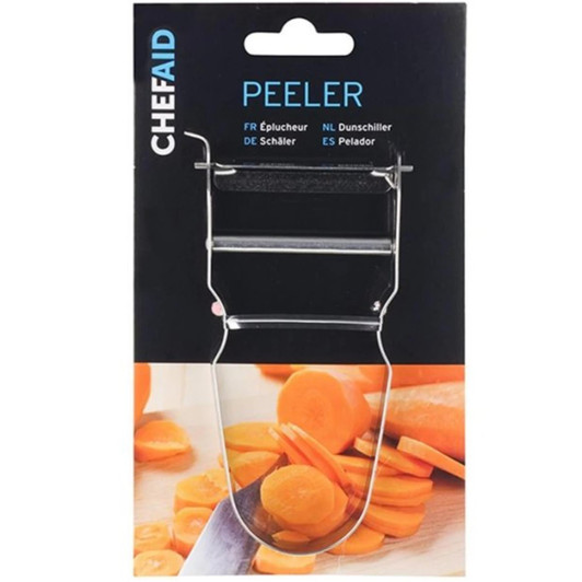 Chef Aid Stainless Steel Peeler For Carrot Potato Vegetable and Fruit Peeling