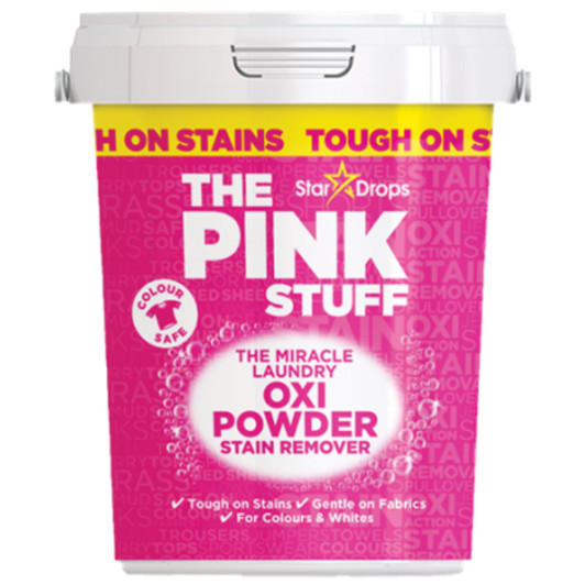 Pink Stuff The Miracle Laundry Oxi Stain Remover Powder 1kg For Colours