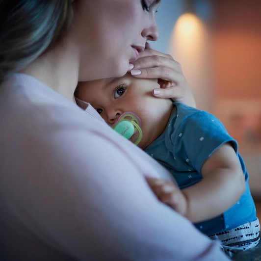 Philips Avent Air Night Soother Girl Pack of 2 Suitable From 0-6months Babies