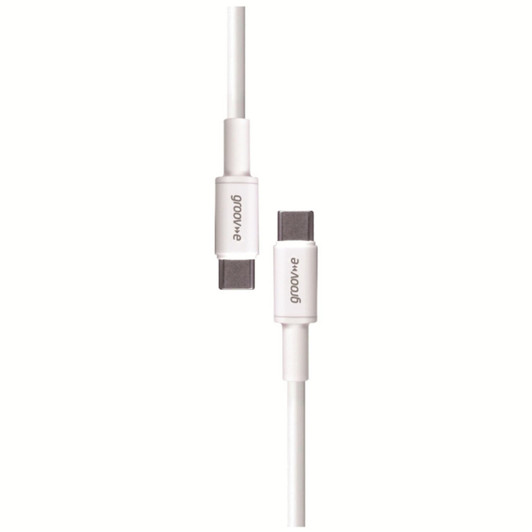 Groov-e GVMA025WE 3m USB-C to USB-C Charging Cable - White