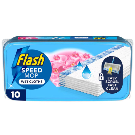 Flash SpeedMop Wet Cloth Refills Pack of 10