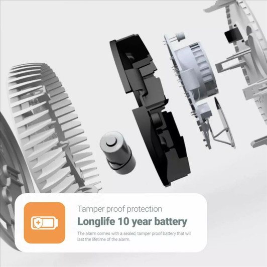 FireAngel FA6620-R Optical Smoke Alarm with 10 Year Life-Time Battery