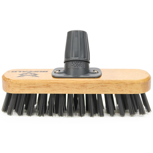 Buffalo 9'' PVC Deck Scrub Head For Scrubbing Decks and Patios