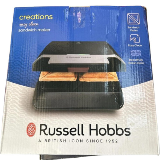 Russell Hobbs 26800 Creations Easy Clean Sandwich Maker Toaster Black