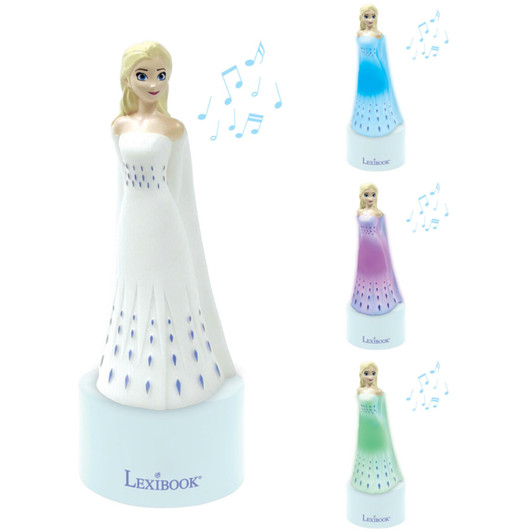 Lexibook NS01FZ Disney Frozen Nightlight with Speaker For Children's Room