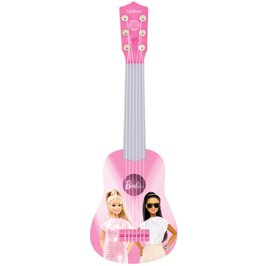 Lexibook K200BB Disney Barbie My First Guitar with 6 Nylon Strings - Pink