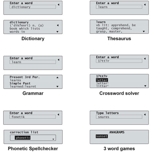 Lexibook D650EN English Electronic Dictionary Spellchecker and Thesaurus