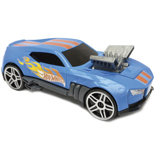 Hot Wheels 2-in-1 Race N Haul Car Case with Rectractable Handle - HWCC15