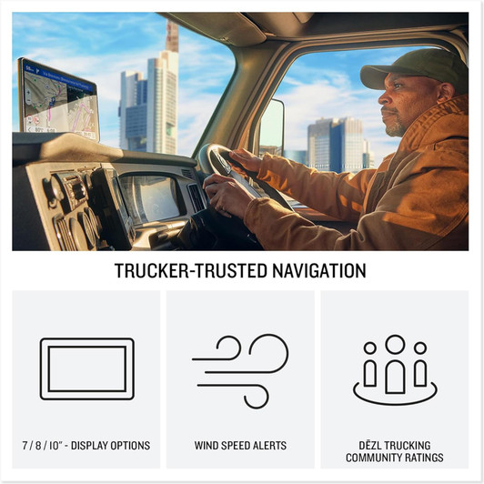 Garmin dēzl™ LGV1020 10″ GPS Truck Sat Nav