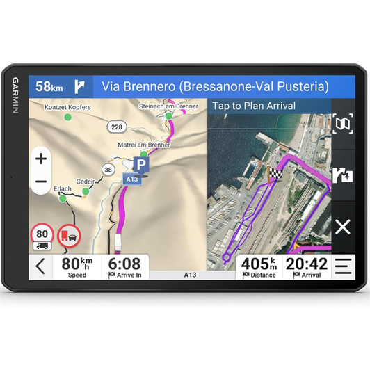 Garmin dēzl LGV820 HGV Truck GPS Sat Nav 8" EU Maps│Voice Control│Live Traffic