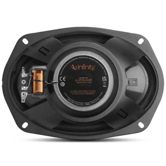 Infinity Alpha 693M 3-way 560W Peak (70W RMS) 6x9 inch Coaxil Speakers