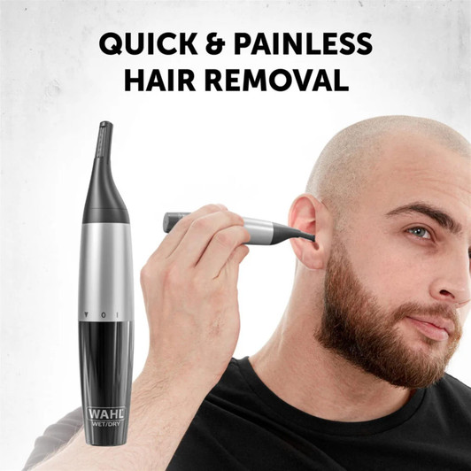 Wahl Precision Ear Nose & Eyebrow Trimmer Cordless Dual Blade System - 5560-3917