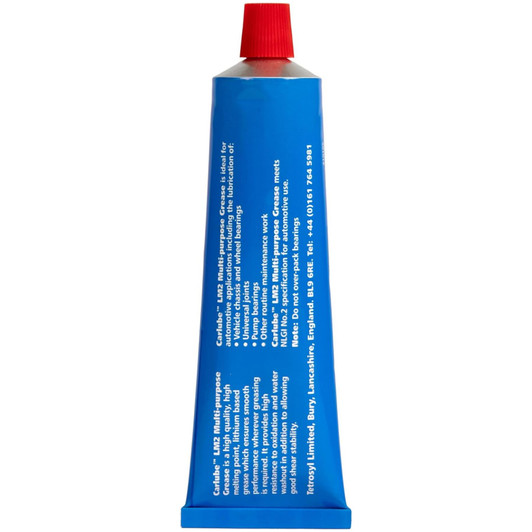 Carlube LM2 Multi-Purpose Lithium Grease Tube 70g Temp Corrosion Protection