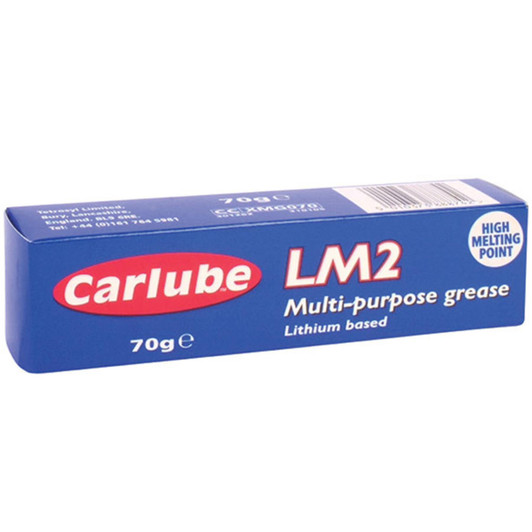 Carlube LM2 Multi-Purpose Lithium Grease Tube 70g Temp Corrosion Protection