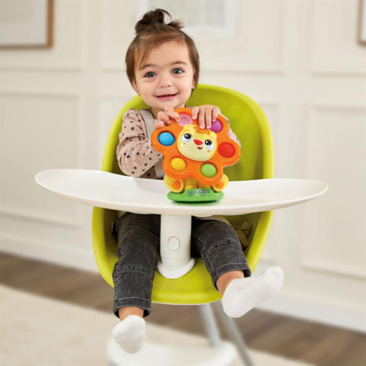 Leap Frog Pop & Count Lion Toy with Suction Cup Suitable From 6+ Months Kids